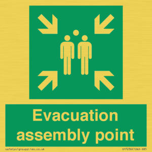 Evacuation assembly point